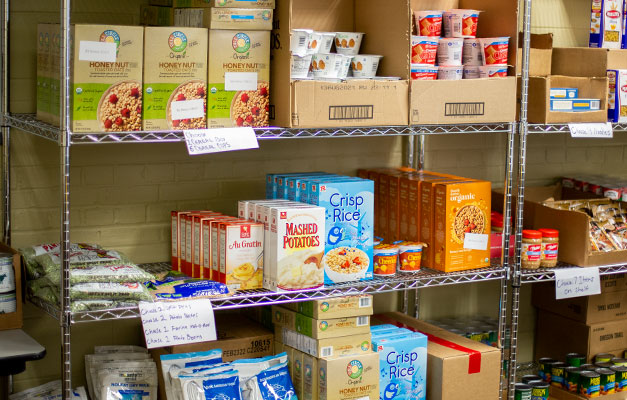 Assorted Food Products in the Pantry